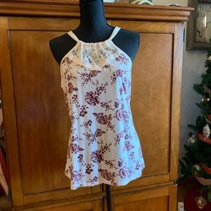 Vanity Lace Detail Halter Top